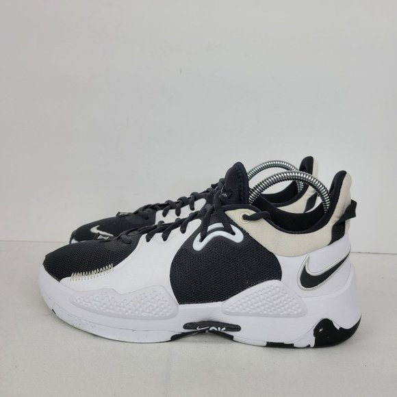 Nike PG 5 TB 'Black White' Men's Basketball Shoes DA7758-001 US Size 9 - Picture 2 of 8